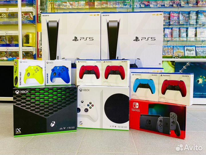 В наличии PlayStation 5 Xbox Series X / S