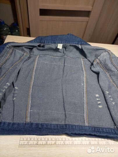 Жилетка для мальчика джинсовый