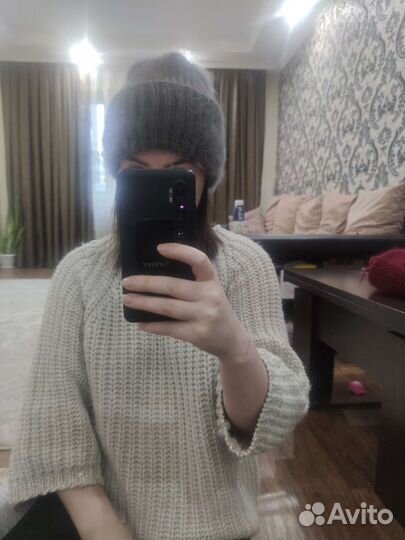 Шапка из пуха норки