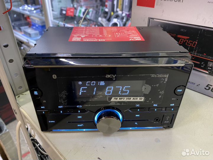 Магнитола 2din ACV AVS-2900BM