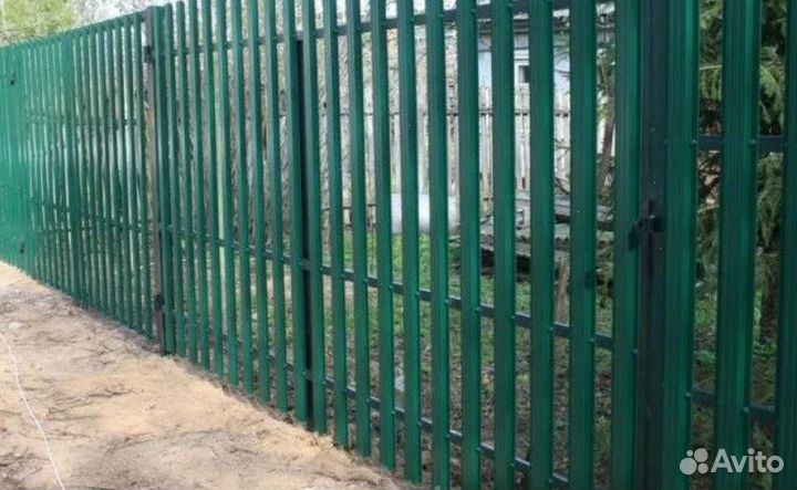 Забор металлический цена быстро