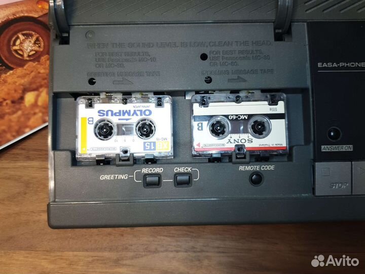 Автоответчик Panasonic двухкассетный