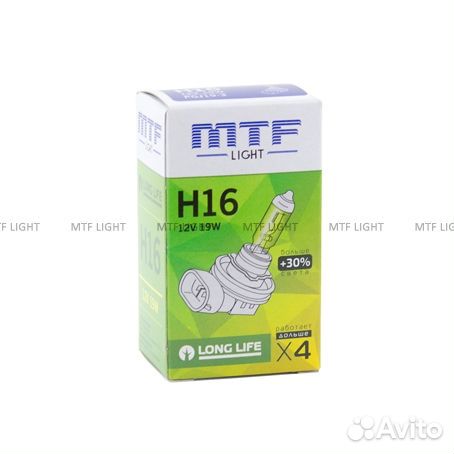 Галогенная лампа MTF Light H16 12V 19W