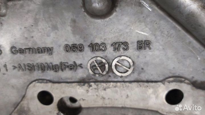 Крышка коленвала задняя Porsche Cayenne 958 3.0