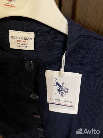 Кардиган US Polo новый для девочки