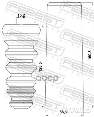 Nsii0023270114 Комплект пылезащитный амортизаторов