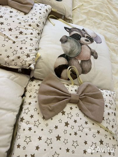 Подушки бортики на кроватку