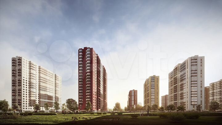 2-к. квартира, 56,9 м², 7/21 эт.