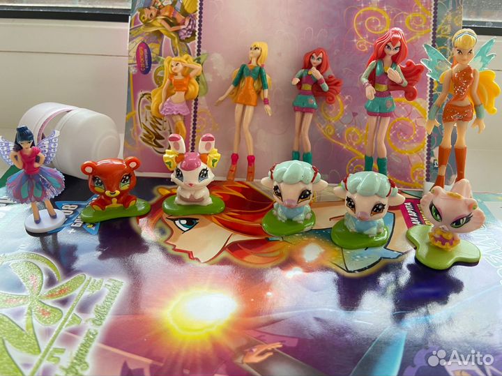 Фигурки винкс киндер/winx kinder
