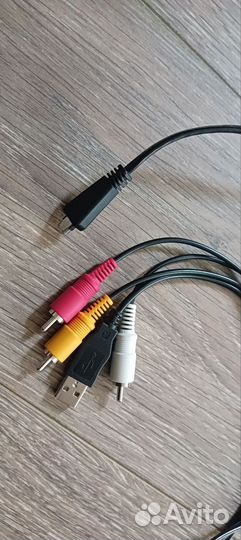 Кабель тюльпаны, usb - micro usb