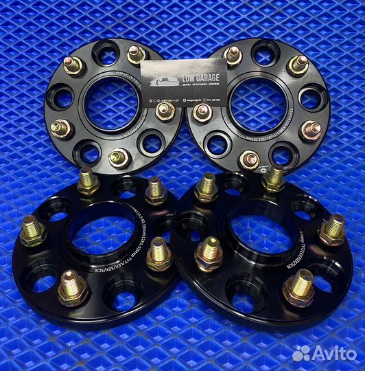 Проставки 5х114.3 15мм цо60.1 12*1.5. Черные