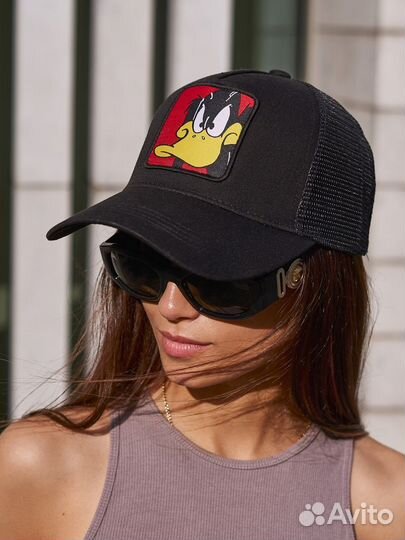 Кепка с принтом сетчатая