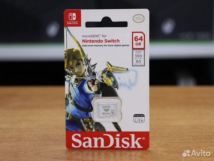 Карта памяти MicroSD SanDisk 64GB Class 10 Switch
