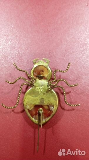 Брошь Жук / Муравей СССР, винтаж