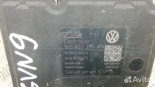 Блок ABS volkswagen golf 6 (GVN09KW01)