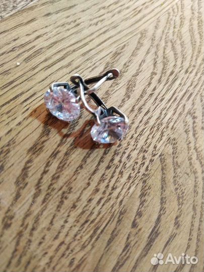 Серьги серебро