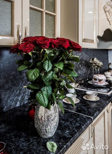 Кухня Верона угловая крем глянец