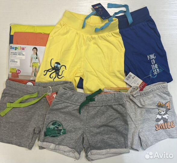 Шорты мальчикам и девочкам 62-140