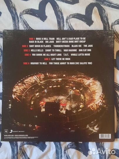 AC DC-Live AT River Plate 3 пластинки винил рок