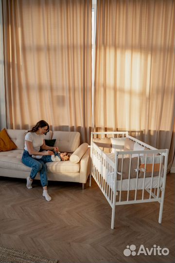 Приставная кровать детская