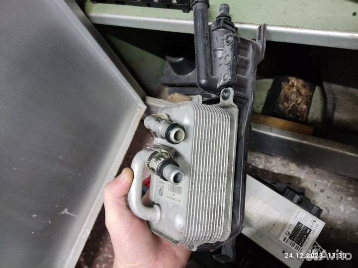 Теплообменник масляного фильтра bmw 5 e60/e61