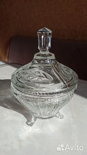 Конфетница хрустальная, СССР