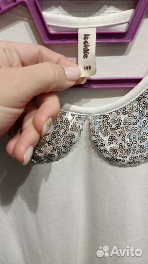 Блузка с брюками на девочку рост 146-152