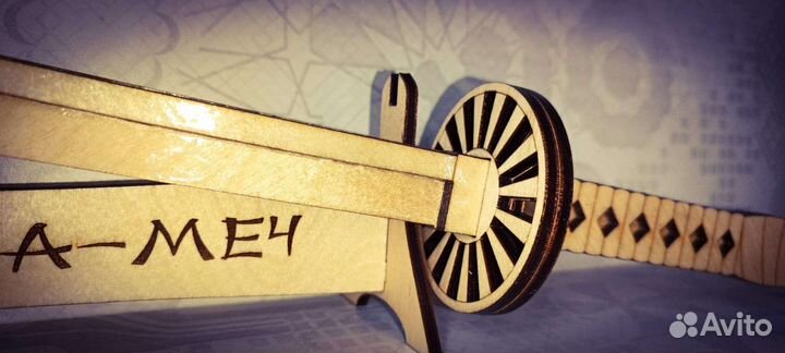 Подарочная катана из фанеры