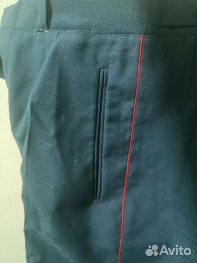 Парадные военные брюки цвета морской волны СССР
