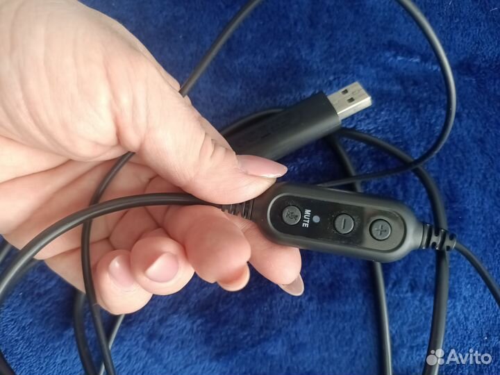 Наушники/гарнитура с микрофоном проводные