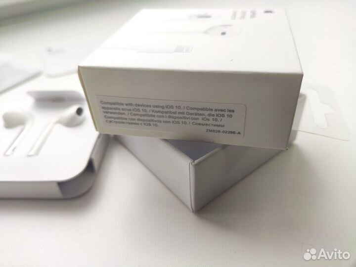 Наушники apple earpods lightning новые