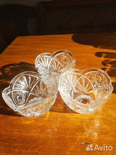 Хрусталь СССР - салатники, рюмки