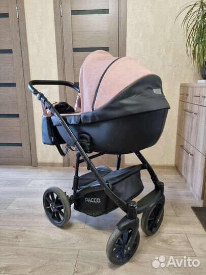 Детская коляска Riko Basic Pacco 2 в 1 эко кожа