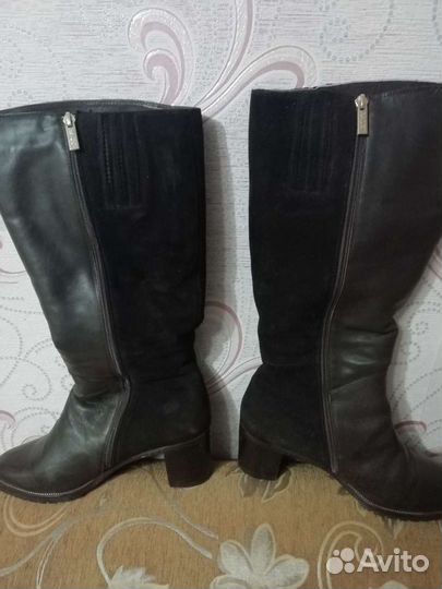 Сапоги нат кожа 40р