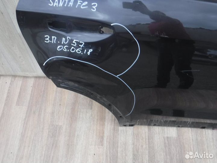 Дверь задняя правая (№57) Hyundai Santa FE 3 2015