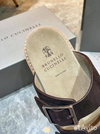 Шлепанцы мужские Brunello Cucinelli