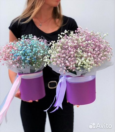 Композиции из Гипсофилы. Доставка Цветов