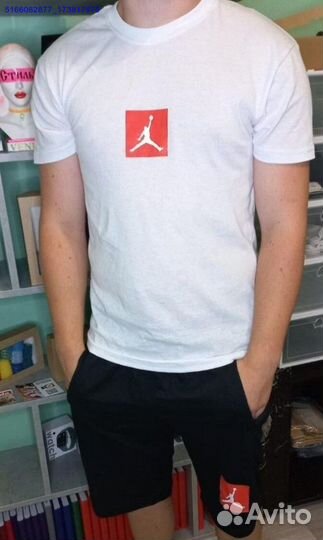 Спортивный костюм футболка + шорты (Арт.20839)