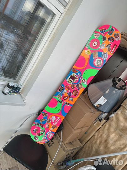 Сноуборд neon deck + чехол