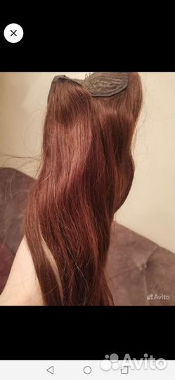 Новый хвост из натуральных волос