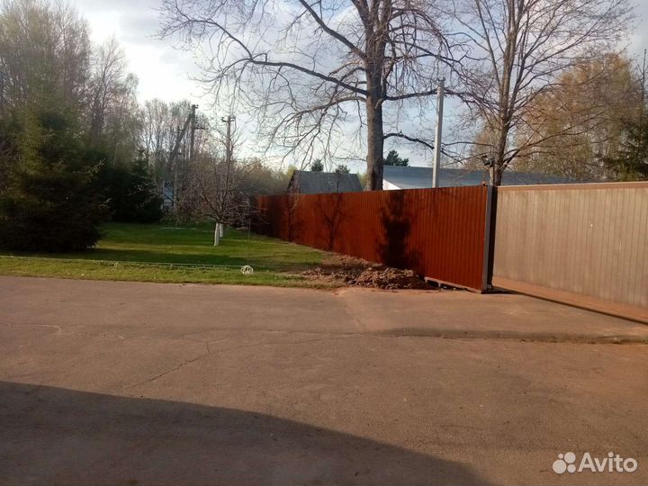 Заборы,навесы,кровля