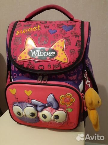 Рюкзак школьный, ортопедический для девочки