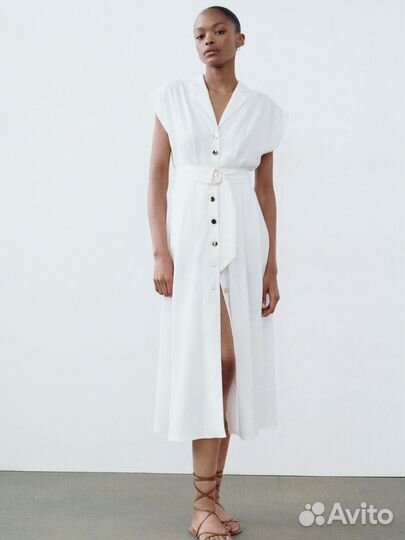 Платье миди zara 2024
