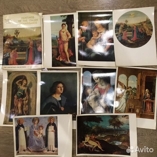 Открытки с живописью, иллюстрациями