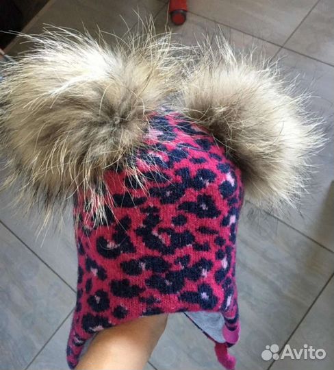 Шапка с помпоном