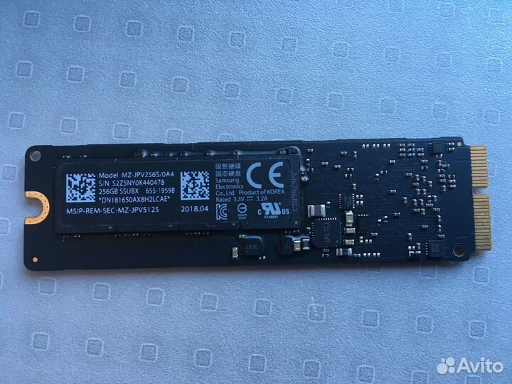 SSD диск 256/128 GB для MacBook Pro 2013-2015