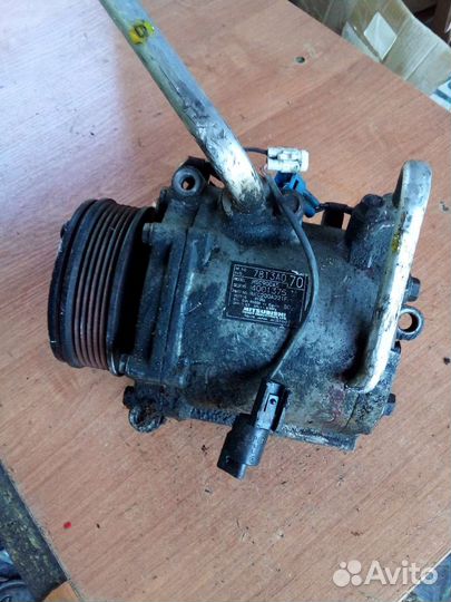 Компрессор кондиционера mitsubishi lancer 10