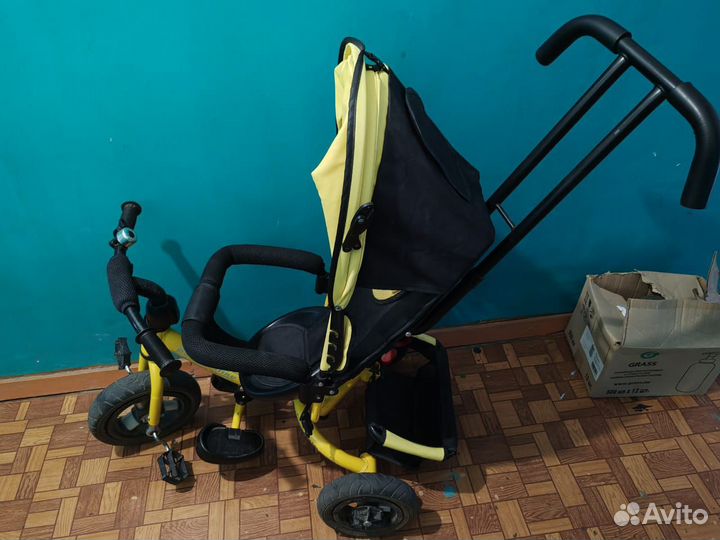 Детский велосипед с ручкой бу