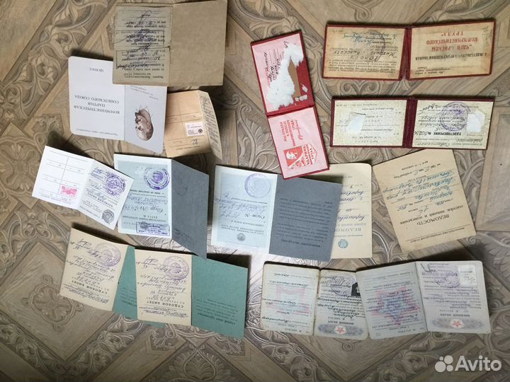 Удостоверение ссср,паспорт,военный билет,сбер