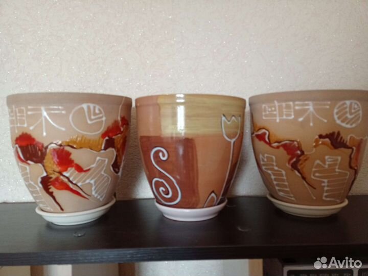 Керамические горшки